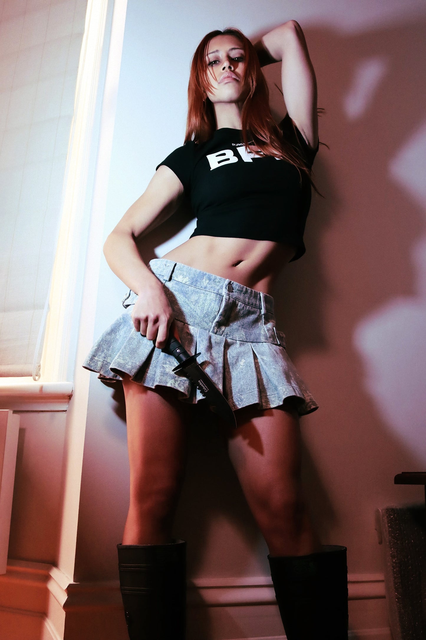WASHEDTREE CARGO SKIRT