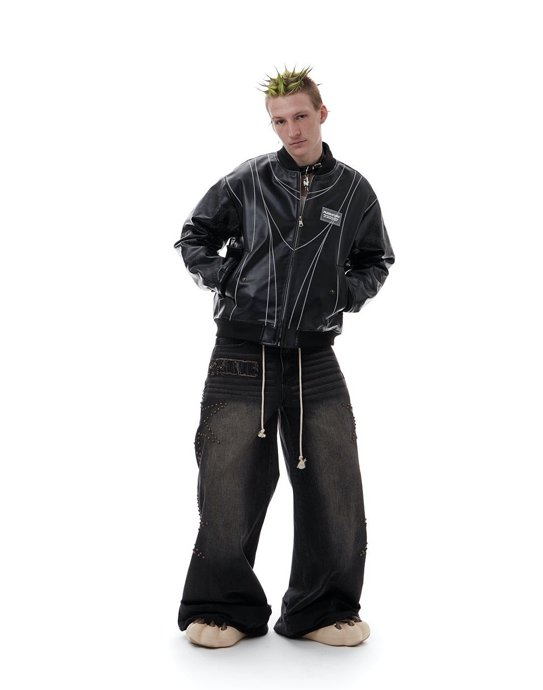 Motorradjacke mit Einsätzen