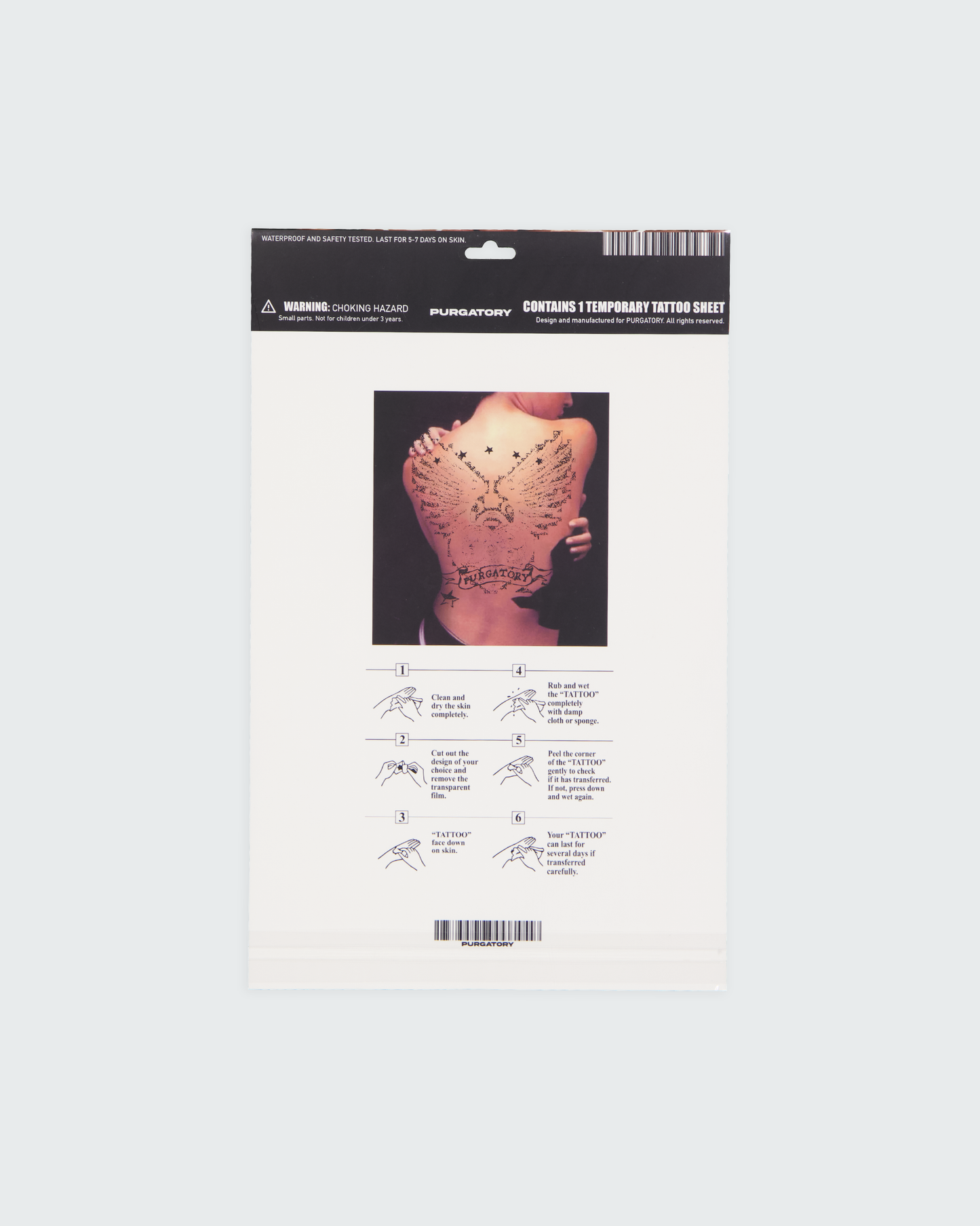 TEMPORARY TATTOO SHEET